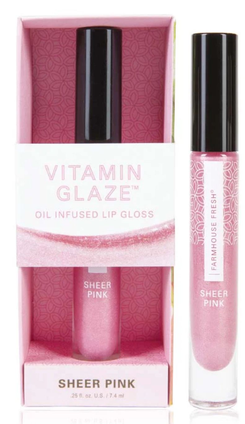 Vitamin Glaze Oil Infused Lip Gloss Sheer Pink