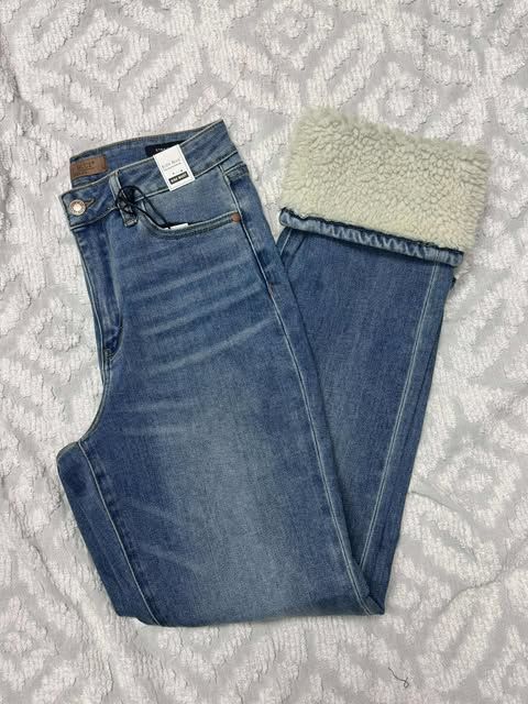 HW Shearling Cuff Straight (88890)