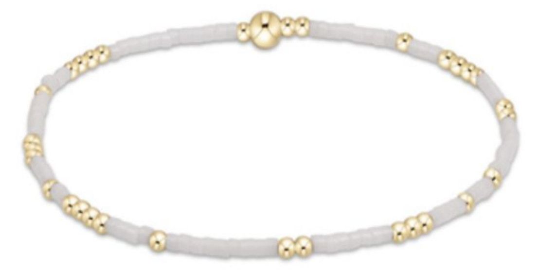 Hope Unwritten Bracelet - White