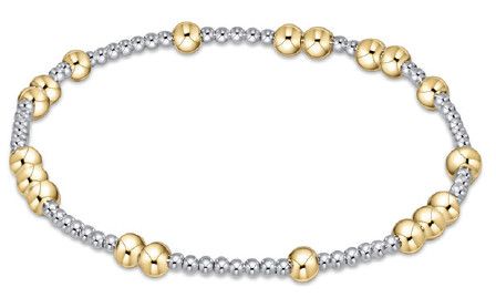 Hope Unwritten 4mm Bead Bracelet - Mixed Metal