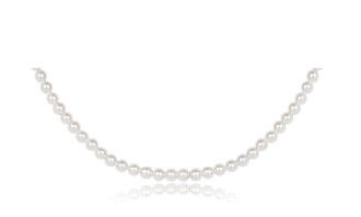 15&quot; Choker Classic Pearl 3mm Bead
