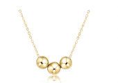 16&quot; Necklace Gold - Joy 6mm