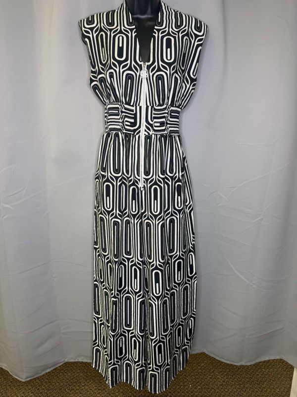 Black &amp; White Jumpsuit