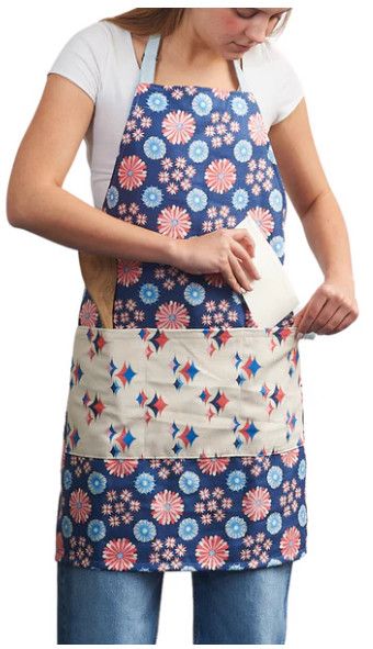 Attach and Go Apron, Color: RJW Burst- Navy