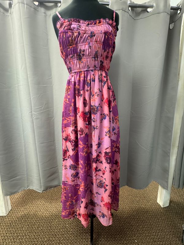 Bold &amp; Billowy Chiffon Dress