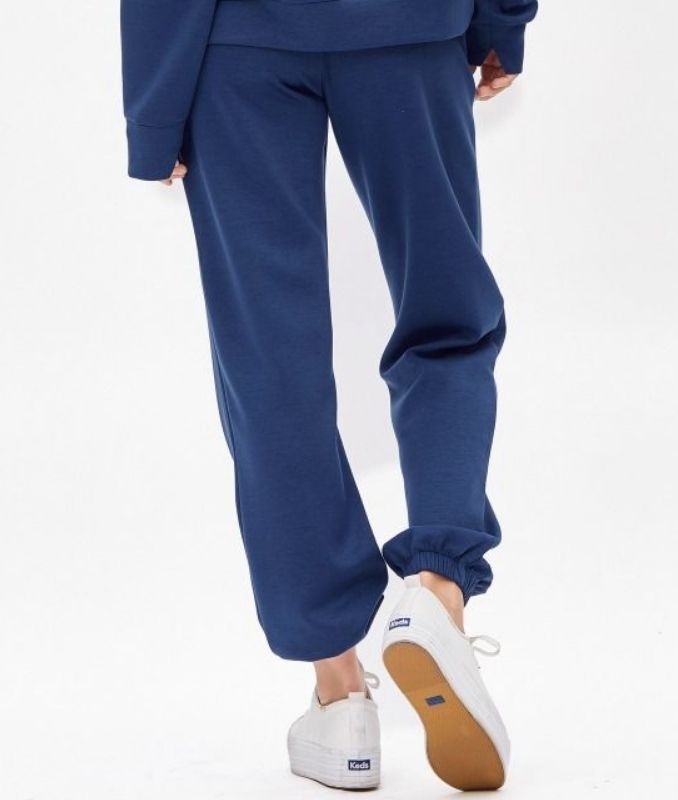 Hamptons Jogger Bottom, Color: Azure Navy, Size: Small