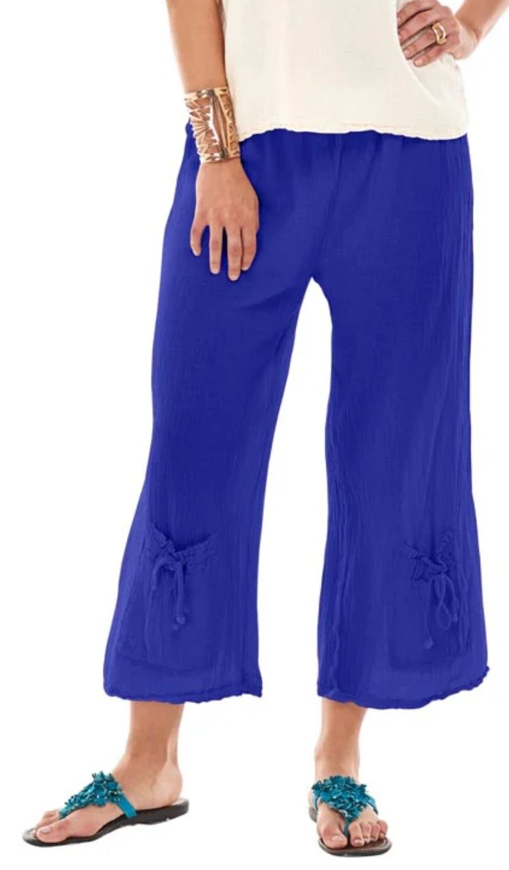 Sammy Pants, Color: Cobalt, Size: 1