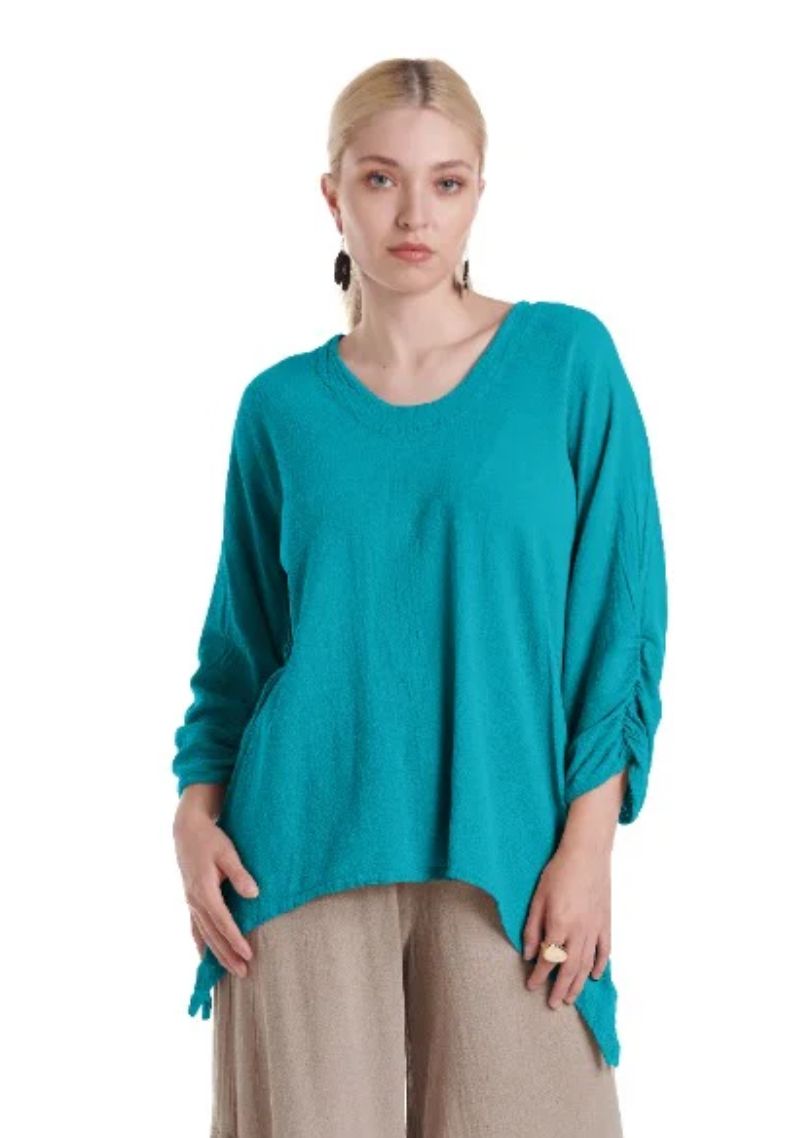 Arty Blouse, Color: Glacier, Size: 1