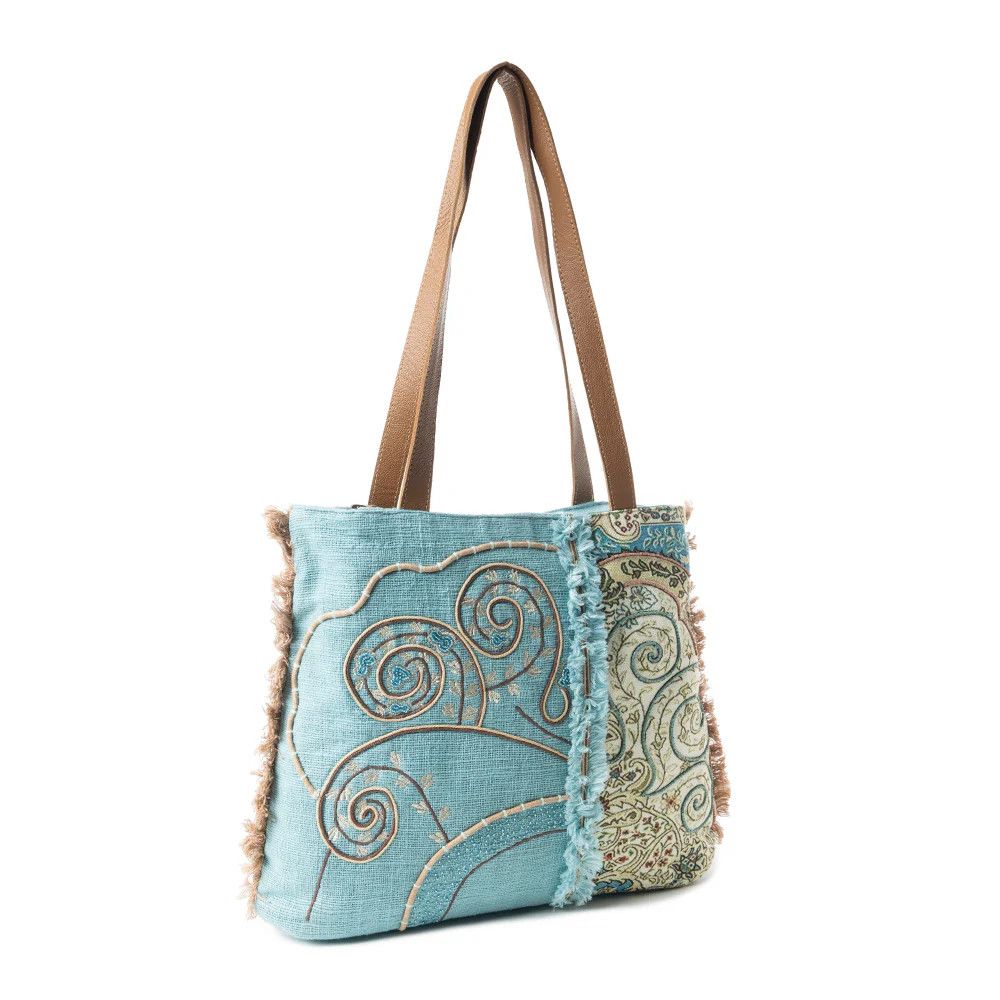 L&#39;Monique Embroidered Crossbody Bag