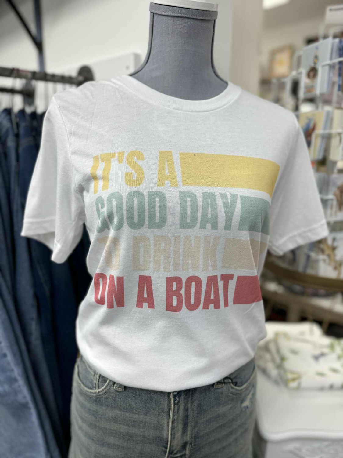 Drink On A Boat Tee