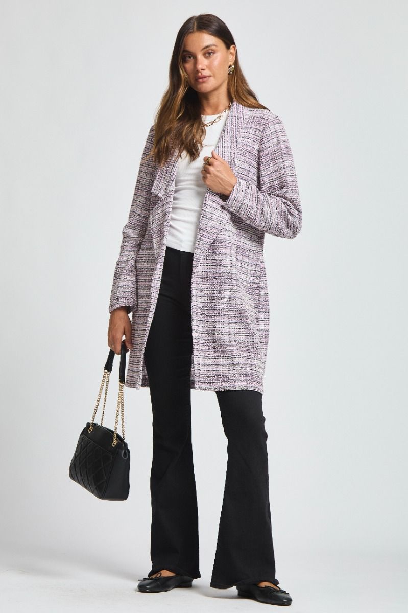 Brixton Blazer, Size: Small, Color: Lavender Ivory