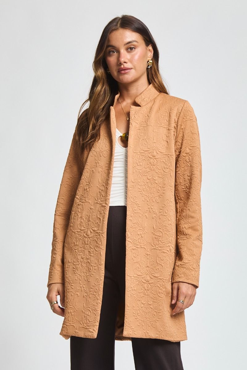 Amara Blazer, Size: Small, Color: Caramel
