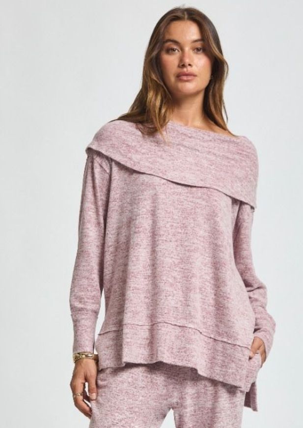 Loungeluxe Top, Size: Small, Color: Brick