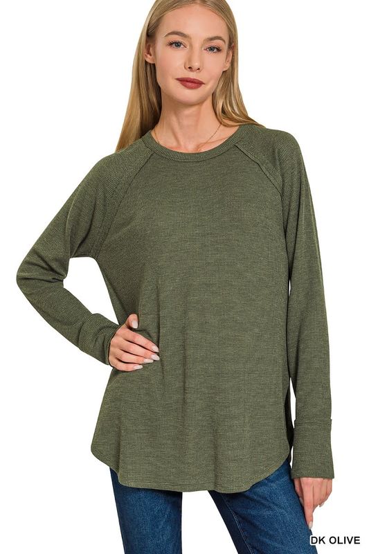 Baby Waffle LS Top