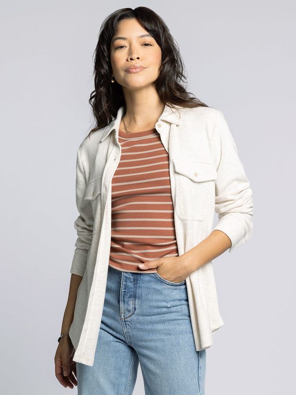 Cassian Shirt Heather Oatmeal