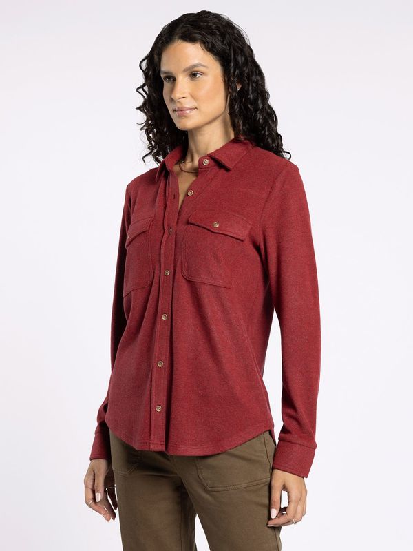 Cassian Shirt Crimson Heather 