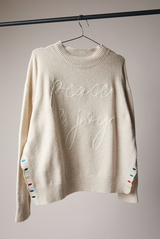 Peace &amp; Joy Novelty Sweater