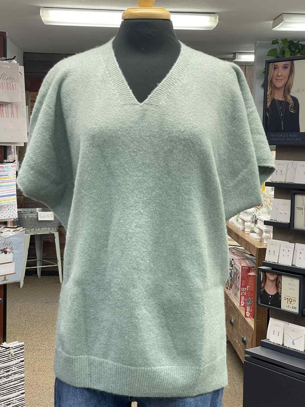 Soft Knit V-Neck Top