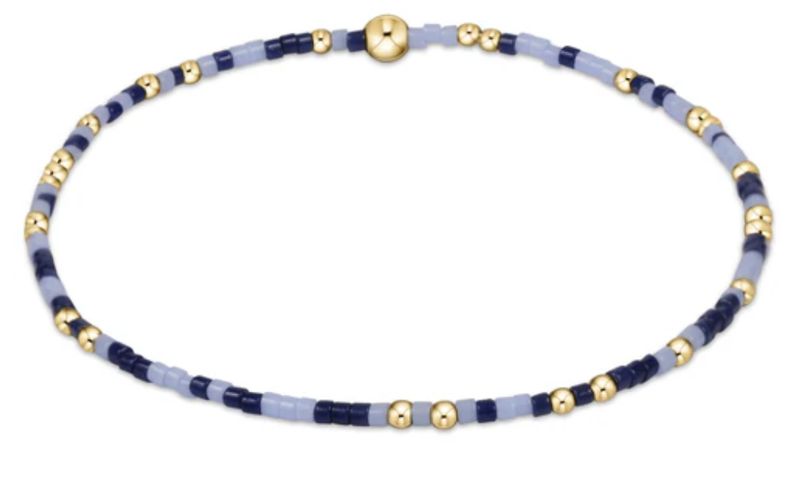 Gameday Hope Unwritten Bracelet - Light Blue-Matte Navy