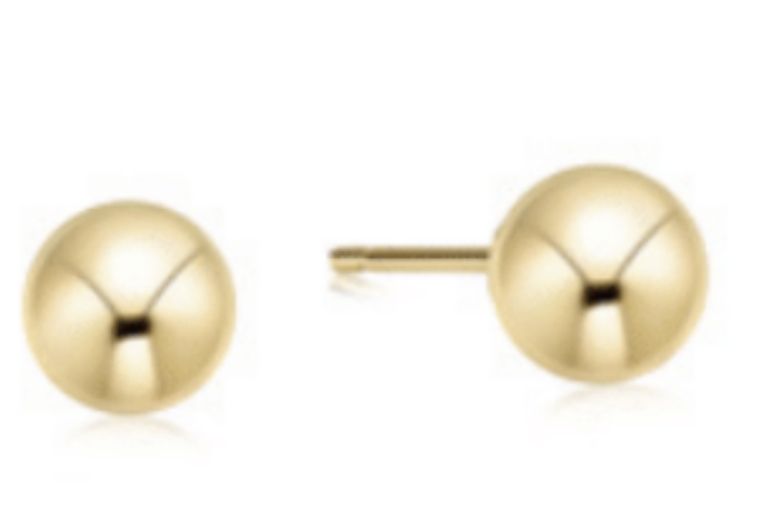 Classic 8mm Ball Stud - Gold