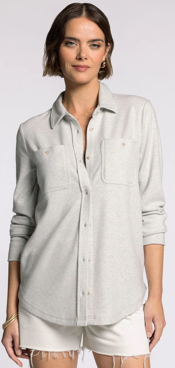 Lewis Shirt- Lt Heather Grey