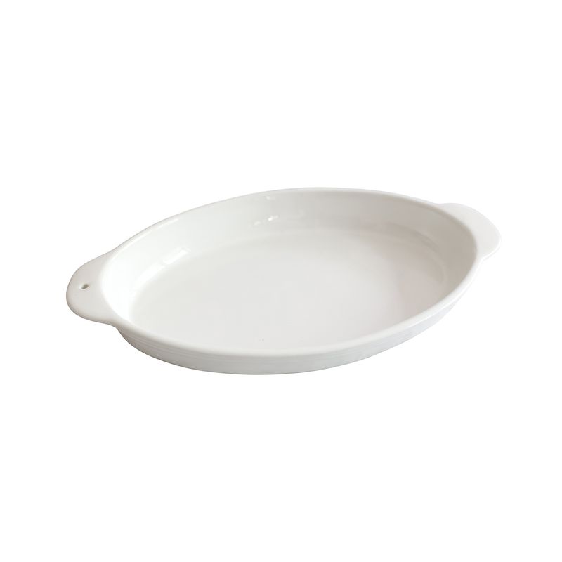 NF Dish BW09 Oval Baker- Pinstripes