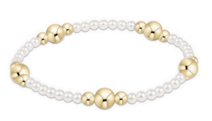 Purpose Gold 6mm Pearl Bracelet