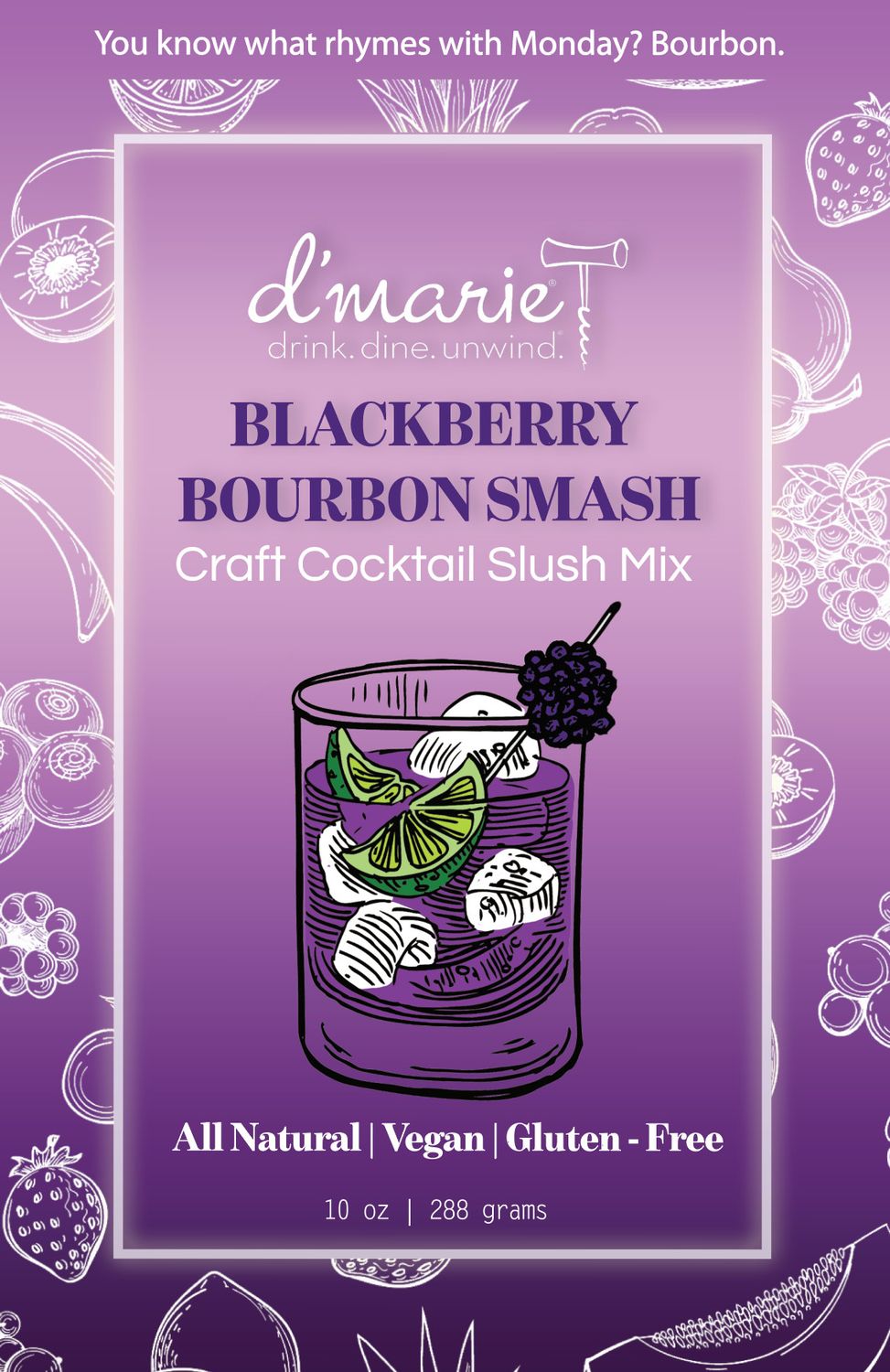 Blackberry Bourbon Smash Mix