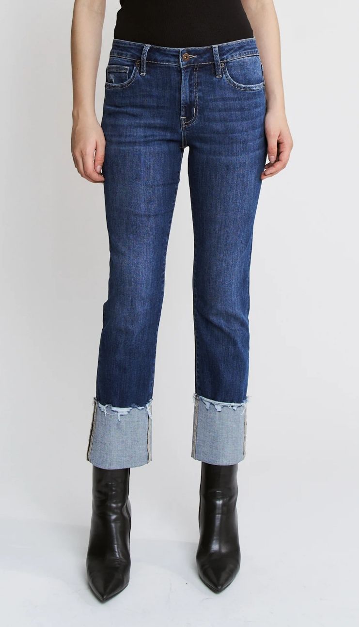 MR Slim Straight Leg W/ Cuffed Hem (MDP-T3613)