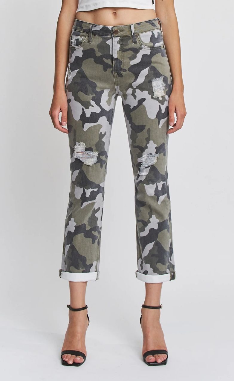 HR Straight Crop w/ Camo (MDP-T3661)