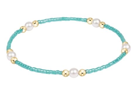Hope Purpose Pearl Bracelet - Sea Glass