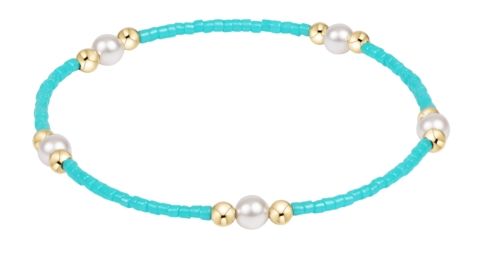 Hope Purpose Pearl Bracelet - Turquoise