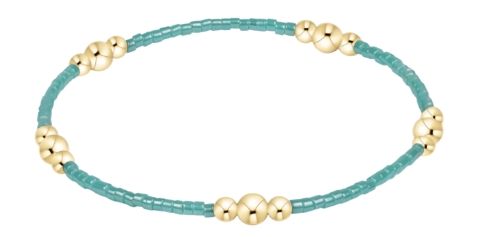 Hope Purpose Gold Bracelet - Sea Glass