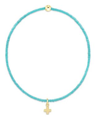 Hope Classic Sea Glass Bracelet - Signature Cross