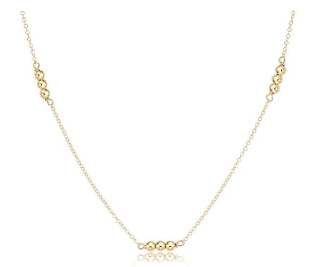 17" Choker Joy Simplicity Chain Gold -  Gold 3mm