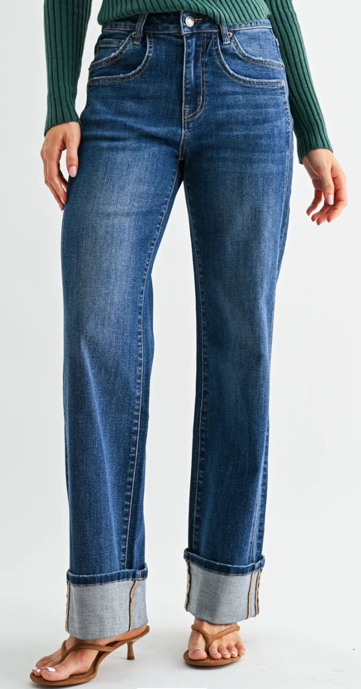 HR Slim Wide Cuffed Leg (MDP-W3951)