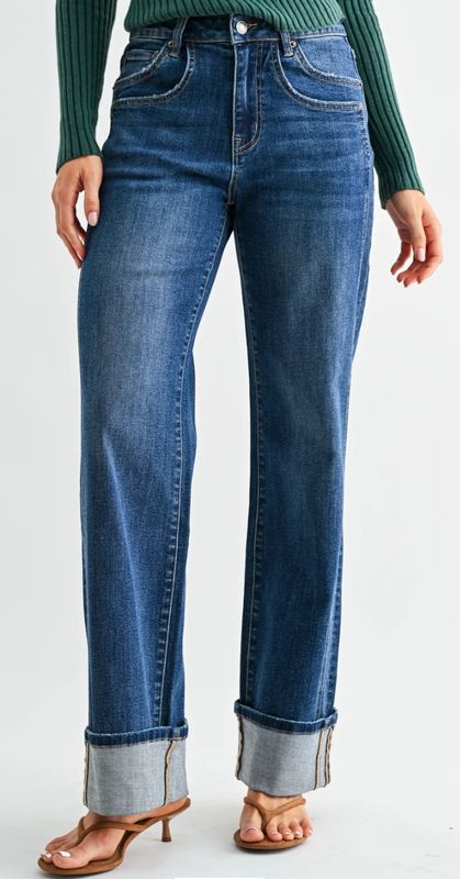 HR Slim Wide Cuffed Leg (MDP-W3951)