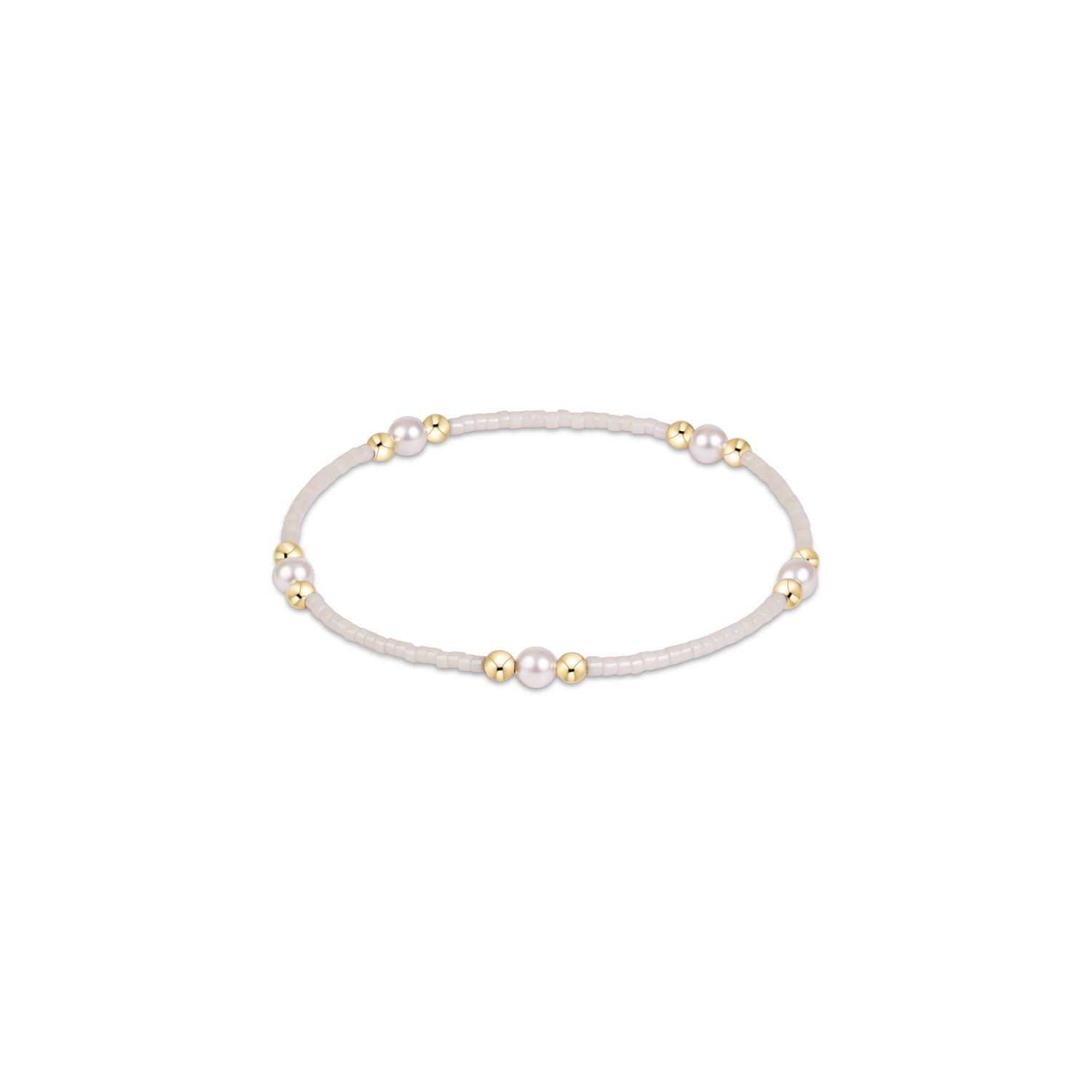 Hope Purpose Pearl Bracelet - Milkshake