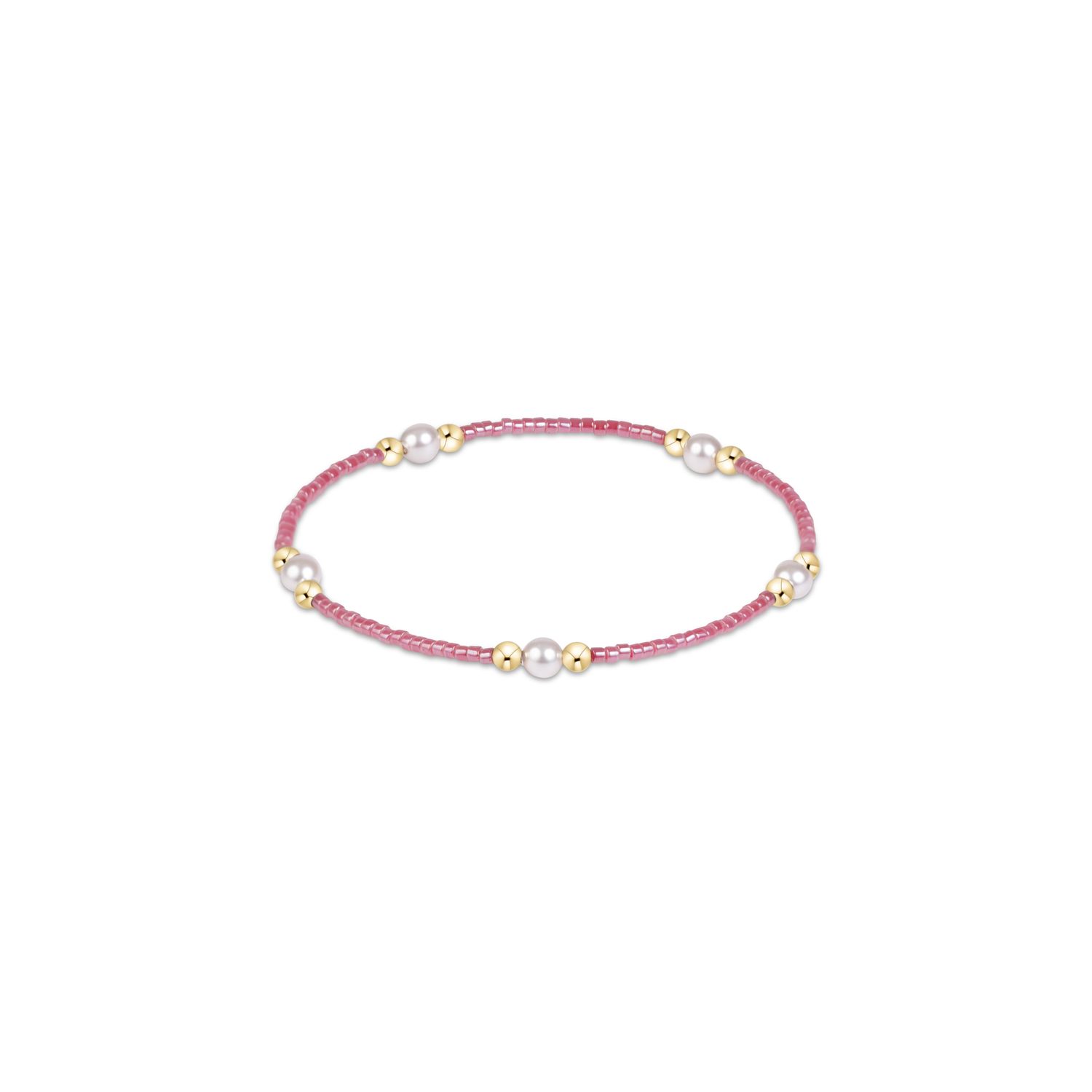 Hope Purpose Pearl Bracelet - Pink Champagne