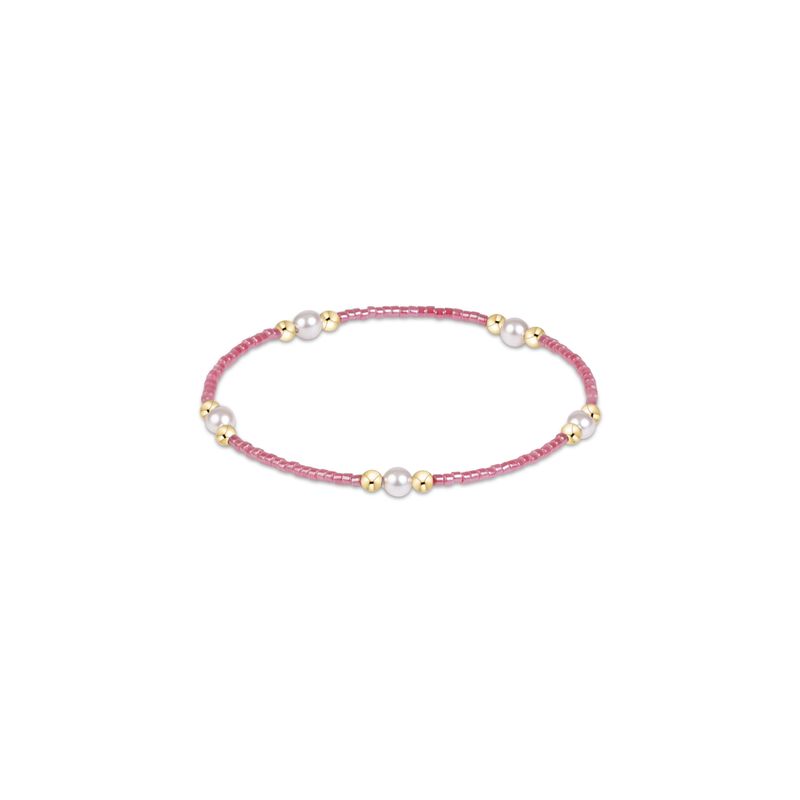 Hope Purpose Pearl Bracelet - Pink Champagne
