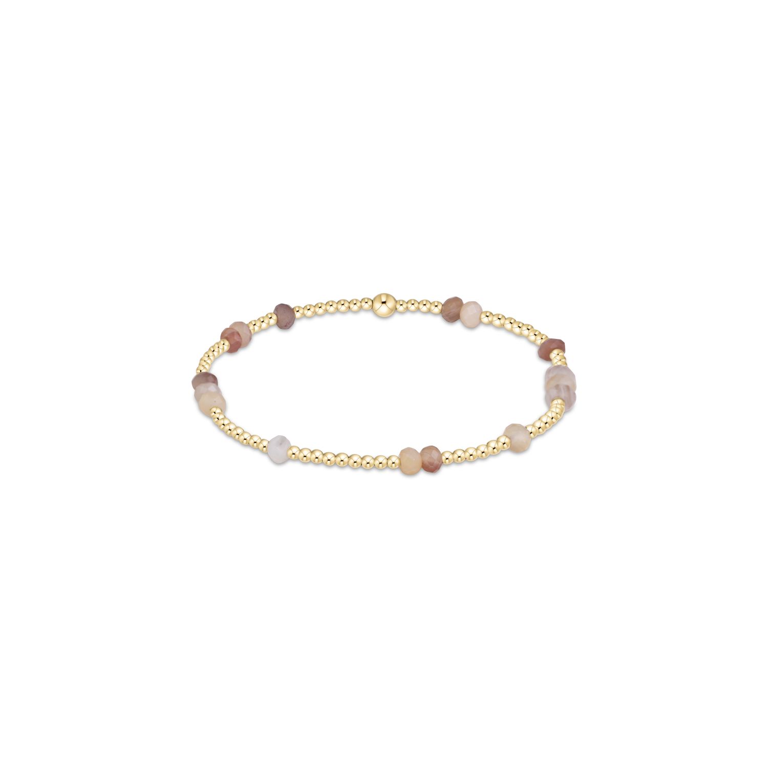 Hope Unwritten Gemstone 4mm Bracelet - Botswana Agate