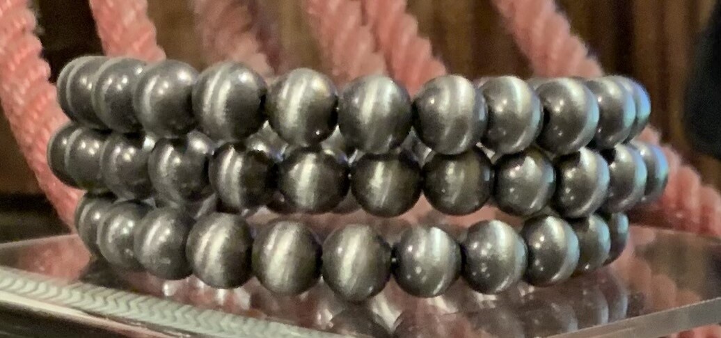 Navajo Wrap Bracelet, Colour: Silver