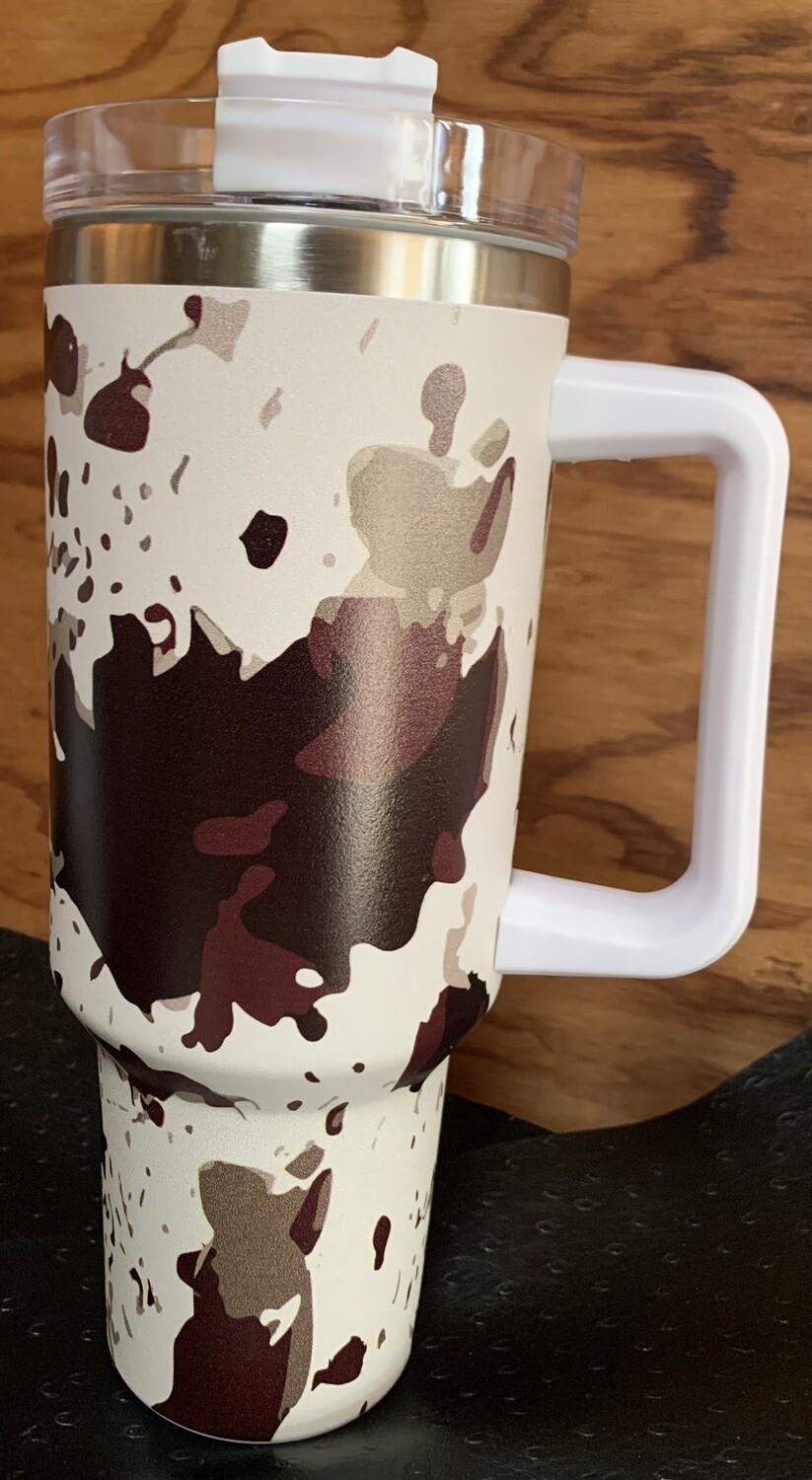 Cow Print Tumbler