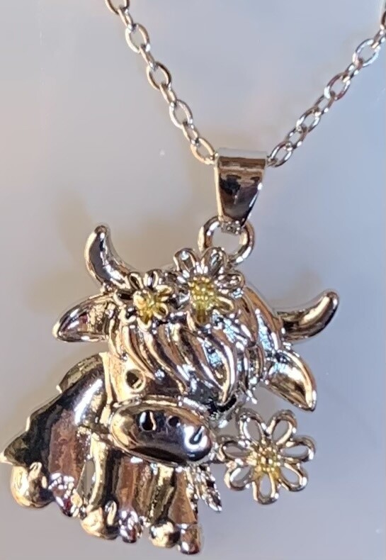 Highland Cow Necklace