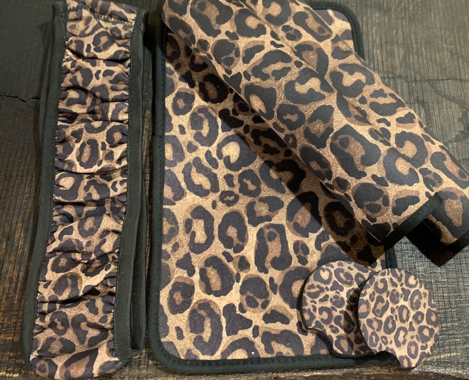 Cheetah Car Accessory Set