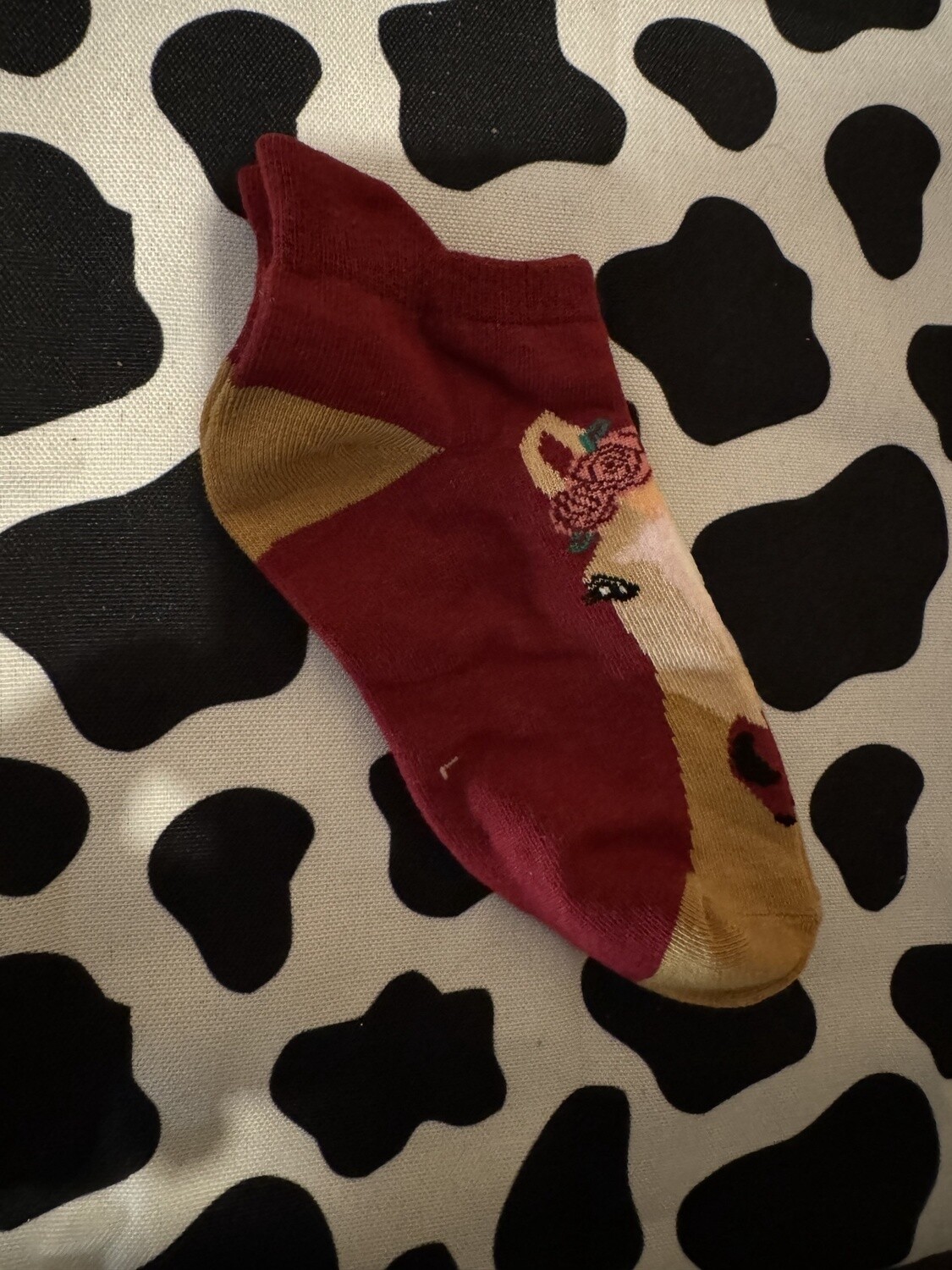 Horse Socks, Colour: Burgandy