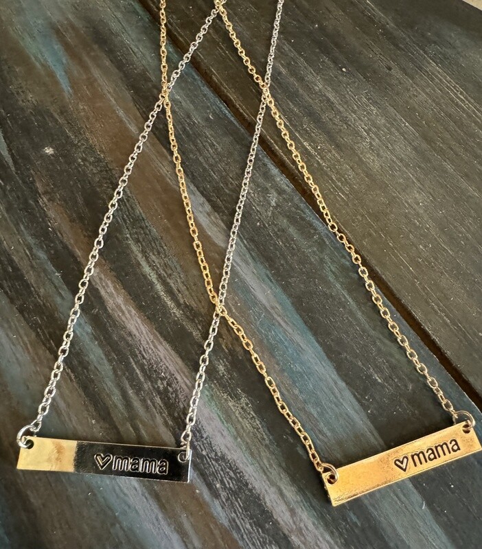 Mama Bar Necklace