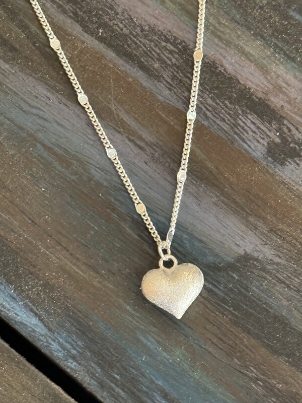 Sterling Silver Heart Necklace