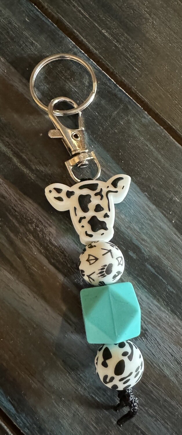 Cow Keychain