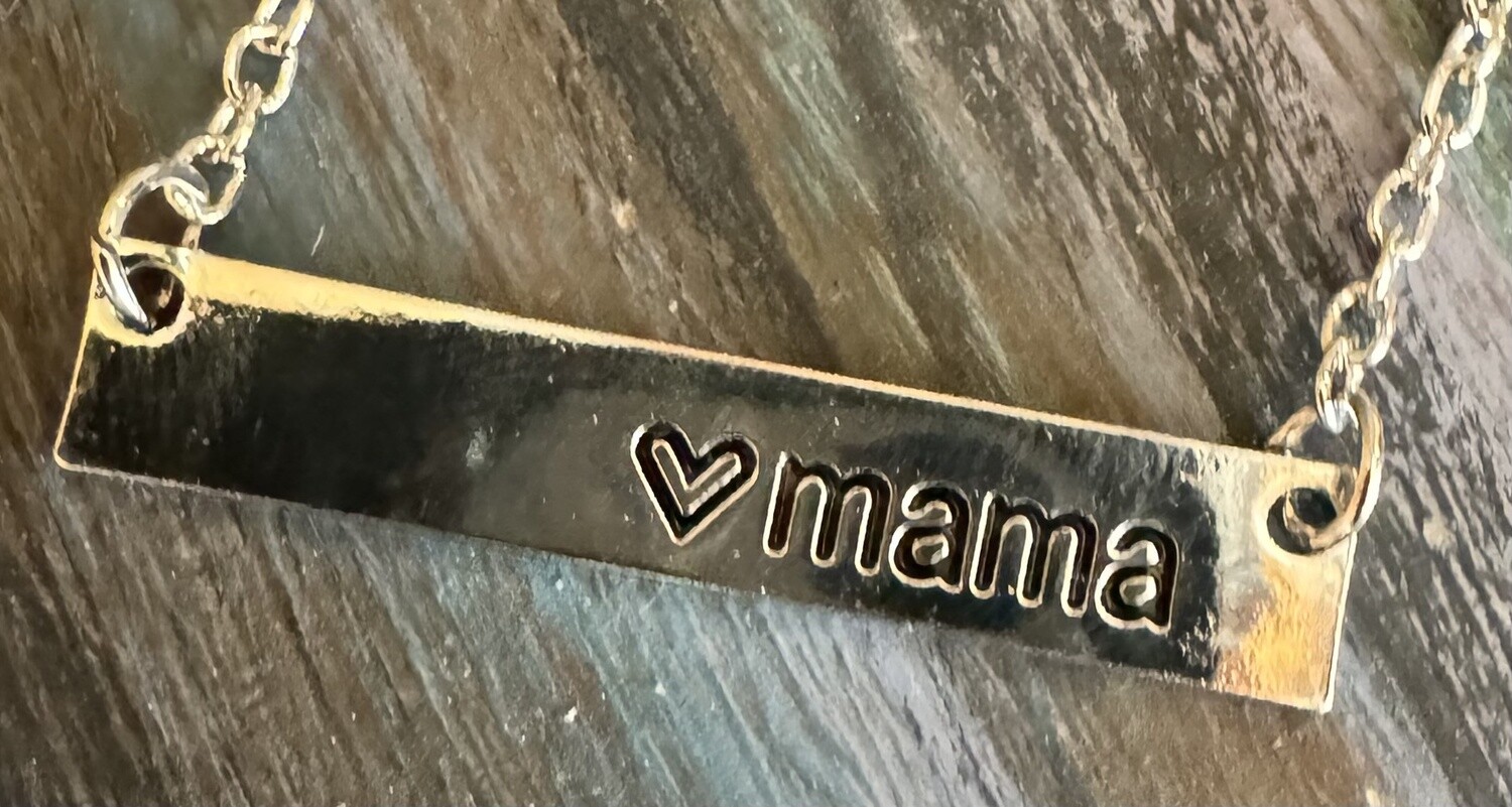 Mama Necklace, Colour: Silver
